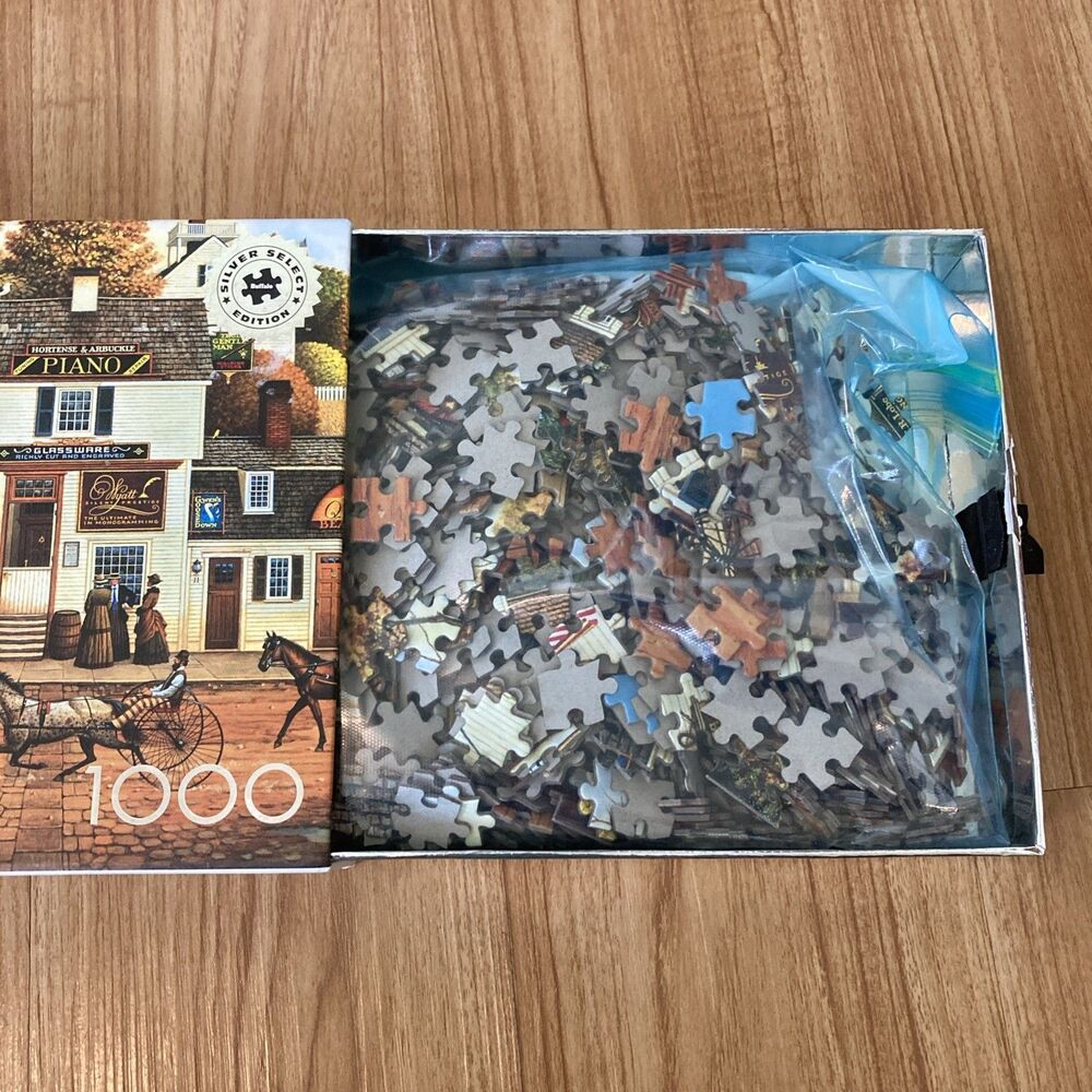 Charles Wysocki Buffalo Silver‎ Select Edition 1000 Pc Puzzle Olde Cape Cod - Picture 2 of 4